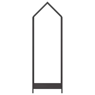 Brandhoutrek 40x25x120 cm koudgewalst staal zwart