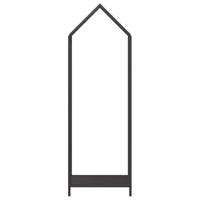 Brandhoutrek 40x25x120 cm koudgewalst staal zwart - thumbnail