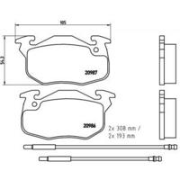 Remblokken set P61044 - thumbnail