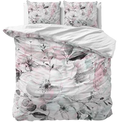 RoyalTextile - Bill Dekbedovertrek - Katoen-Satijn - Wit - 140 x 220