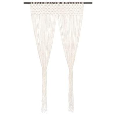 VidaXL Gordijn macramé 140x240 cm katoen VidaXL Gordijn macramé 140x240 cm katoen