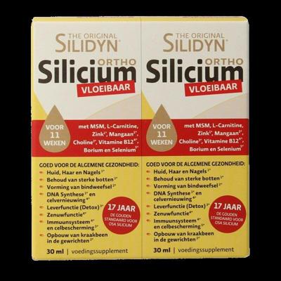Silidyn Ortho silicium duoverpakking 2 x 30ml 60 Milliliter Silidyn Ortho silicium duoverpakking 2 x 30ml 60 Milliliter