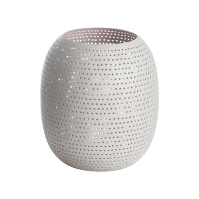 Gusta Lantaarn m/gaatjes 16x18cm Taupe