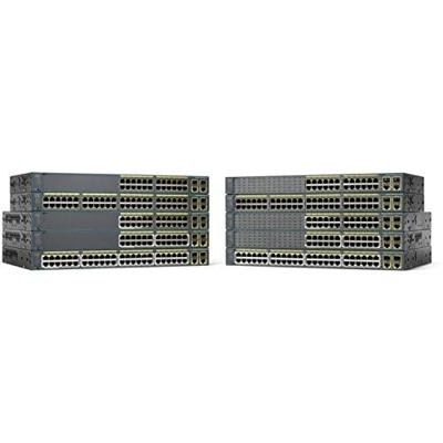 Cisco WS-C2960+24TC-L Catalyst 2960 Plus Gigabit Ethernet Switch (24-poort, RJ-45, SFP)