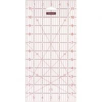 Fiskars patchwork liniaal transparant 31 x 16 cm - thumbnail