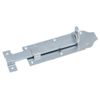 Waelbers Hangslotschuif vlak 180mm blauw verzinkt - thumbnail