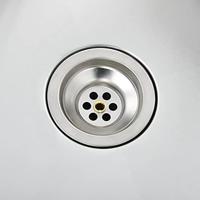 Gootsteen met afvoer handgemaakt roestvrij staal - thumbnail