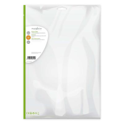 Voedingskabel | Schuko Male Haaks - IEC-320-C5 | 5,0 m | Zwart