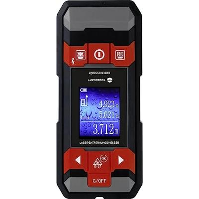 TOOLCRAFT LDM D30 TO-6994572 Detectieapparaat Incl. laserafstandsmeter TOOLCRAFT LDM D30 TO-6994572 Detectieapparaat Incl. laserafstandsmeter