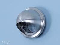 Bolrooster hoge doorlaat rond RVS 304 RVS buis 100 mm - thumbnail