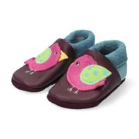 Orangenkinder babyslofjes Birdie aubergine-32-33 - thumbnail