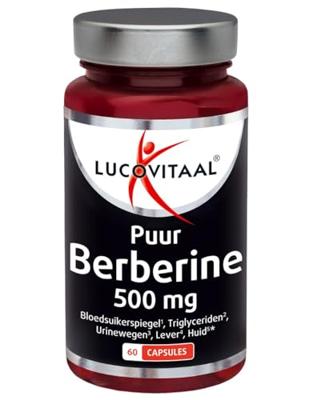 Lucovitaal Berberine 500mg puur 60 Capsules
