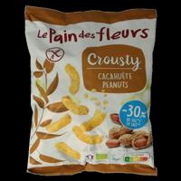 Chips gepoft pinda -30% zout glutenvrij vegan bio 75 Gram - thumbnail