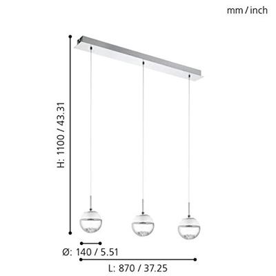 Eglo Eettafel lampMontefio 1 - 93784