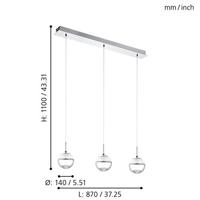 Eglo Eettafel lampMontefio 1 - 93784 - thumbnail