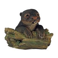 Drijvende spuitfiguur Otter op boomstam Ubbink - Ubbink - thumbnail