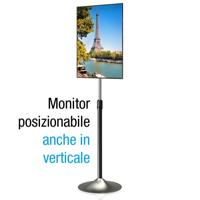 Techly ICA-TR10 27 Portable flat panel floor stand Zilver flat panel vloer standaard - thumbnail