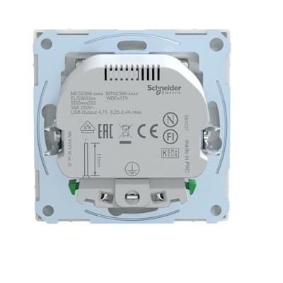 Merten MEG2366-6035 Inzetstuk System Design Lotuswit 1 stuk(s)