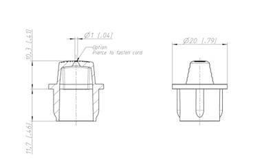 Neutrik NDM Dummy Plug XLR Male Dummyplug voor XLR Neutrik NDM Dummy Plug XLR Male Dummyplug voor XLR