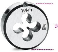 Beta Snijplaten, fijne spoed, metrische draad verchroomd staal 441 6X0,75 - 004410004 - thumbnail