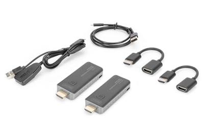 Digitus DS-55319 Draadloze HDMI-set 50 m 5 GHz 1920 x 1080 Pixel Digitus DS-55319 Draadloze HDMI-set 50 m 5 GHz 1920 x 1080 Pixel
