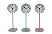 Klok Rikki L roze/groen/beige 3 assorti metaal - thumbnail