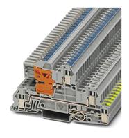 Phoenix Contact 3076028 Installatierandaardeklem 5.2 mm Schroeven Grijs 1 stuk(s) - thumbnail