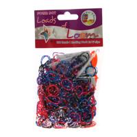 Loom Bands polka dots set, 600st. - thumbnail