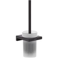 Hansgrohe AddStoris toiletborstel met wandhouder 10,5x12x34,2cm mat zwart - thumbnail