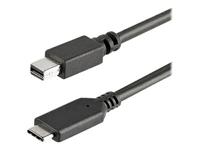 Adapter USB C naar Mini DisplayPort Startech CDP2MDPMM1MB Zwart 1 m - thumbnail