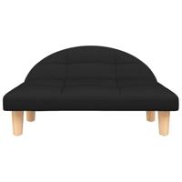 Hondenmand 70x52x30 cm stof zwart - thumbnail