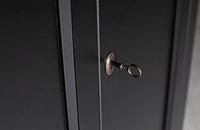 WOOOD Opbergkast 'Eva' 150 x 93cm, kleur Zwart - thumbnail