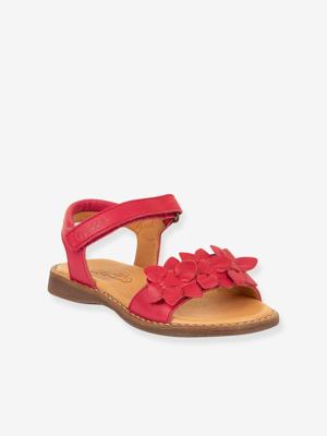 Leren sandalen voor meisjes LORE FLOWERS FRODDO terracottategel