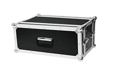 Roadinger CO DD 19 inch rack 4 HE Hout Incl. greep
