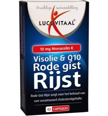 Lucovitaal Rode Gist Rijst Visolie Q10 (42ca)