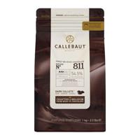 Callebaut - Chocolade Callets Puur (811) - 1kg - thumbnail