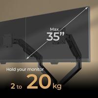 BenQ BDH01 Dual monitorarm - thumbnail