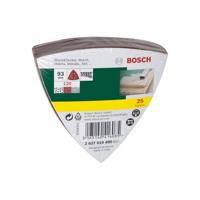 Bosch Accessories 2607019490 Deltaschuurpapier Met klittenband, Geperforeerd Korrelgrootte (num) 120 Hoekmaat 93 mm 25 stuk(s) - thumbnail