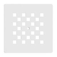 Afvoerrooster Mat Wit t.b.v. Douchebak Relievo Crag Topa - thumbnail