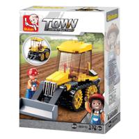 Sluban Small Bulldozer bouwstenen set - thumbnail