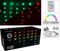 Led fonkel icicleverlichting 85 lampjes multicolour - thumbnail