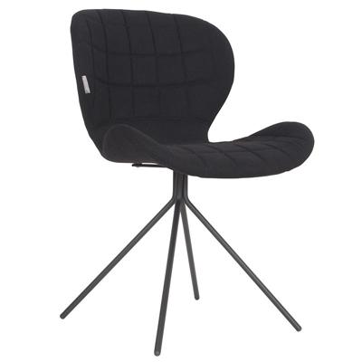 Zuiver Eetkamerstoel 'OMG' kleur Zwart Zuiver Eetkamerstoel 'OMG' kleur Zwart