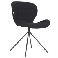 Zuiver Eetkamerstoel 'OMG' kleur Zwart - thumbnail