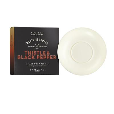 Scottish Fine Soaps Thistle & Black Pepper Shave Soap Refill 100gr Scottish Fine Soaps Thistle & Black Pepper Shave Soap Refill 100gr