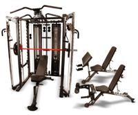 Inspire Fitness SCS Smith Cage Systeem Black + Bench - Gratis Levering - thumbnail