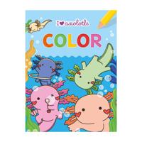 Deltas i love axolotls color kleurblok - thumbnail