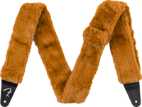Fender Poodle Plush Strap, Rust - thumbnail
