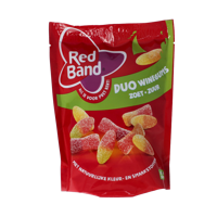 Red Band Winegums duo zoet zuur 215 Gram - thumbnail