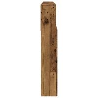 Hoofdbordkast 200x19x103,5 cm bewerkt hout oud houtkleurig - thumbnail