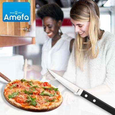 Amefa Pizza/Steak Messenset 6-delig Zwart Amefa Pizza/Steak Messenset 6-delig Zwart